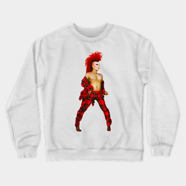 Pete Burns = The Evolutionary Crewneck Sweatshirt by FashionGoesPop